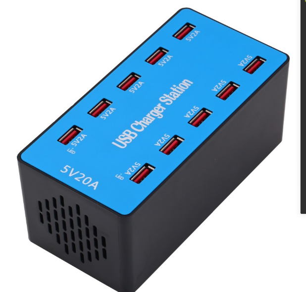 專業(yè)級10口USB陣列話筒充電器(配套鋰電池使用)  DJG(帝杰)/BK-1 0USB